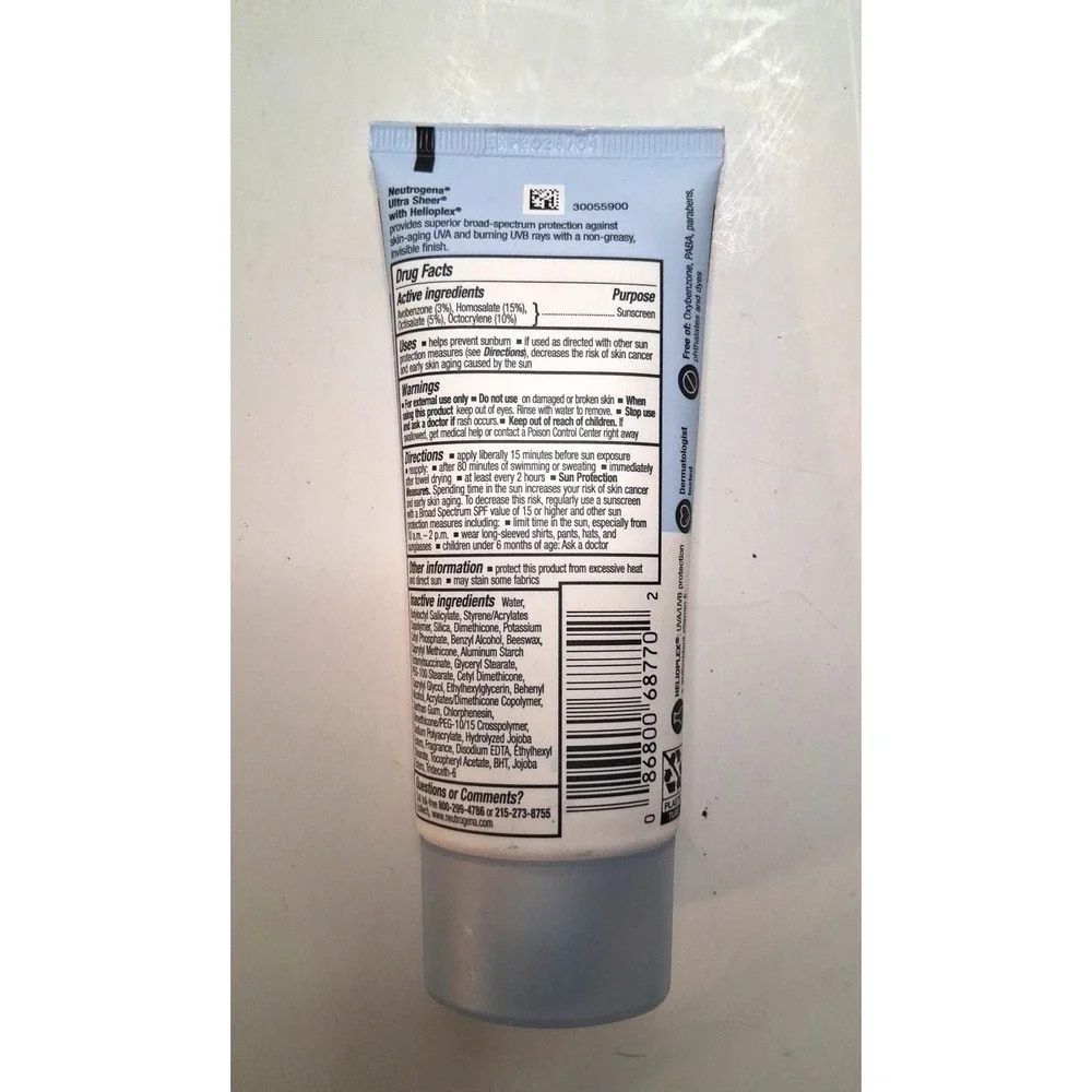 Neutrogena Ultra Sheer Dry-Touch Water Resistant SPF 70 Sunscreen Lotion 3fl oz